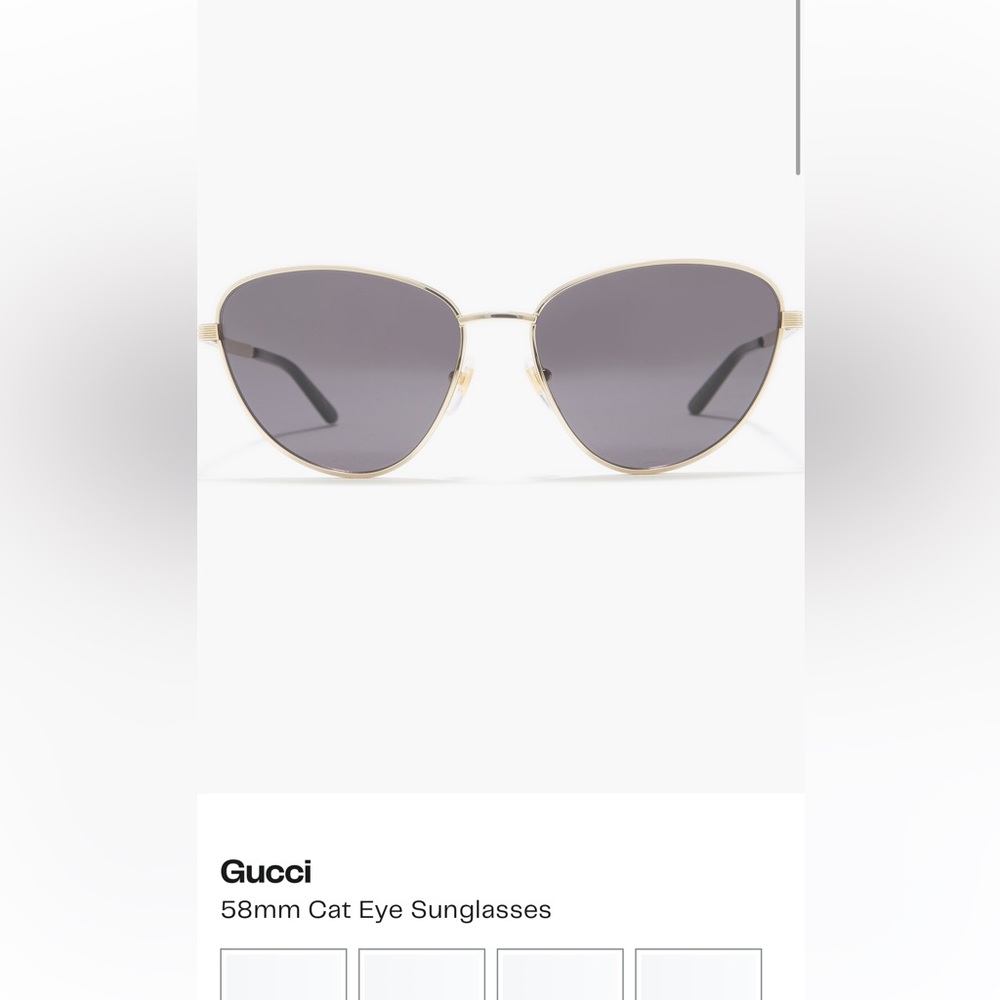 Gucci 58mm cat eye sunglasses